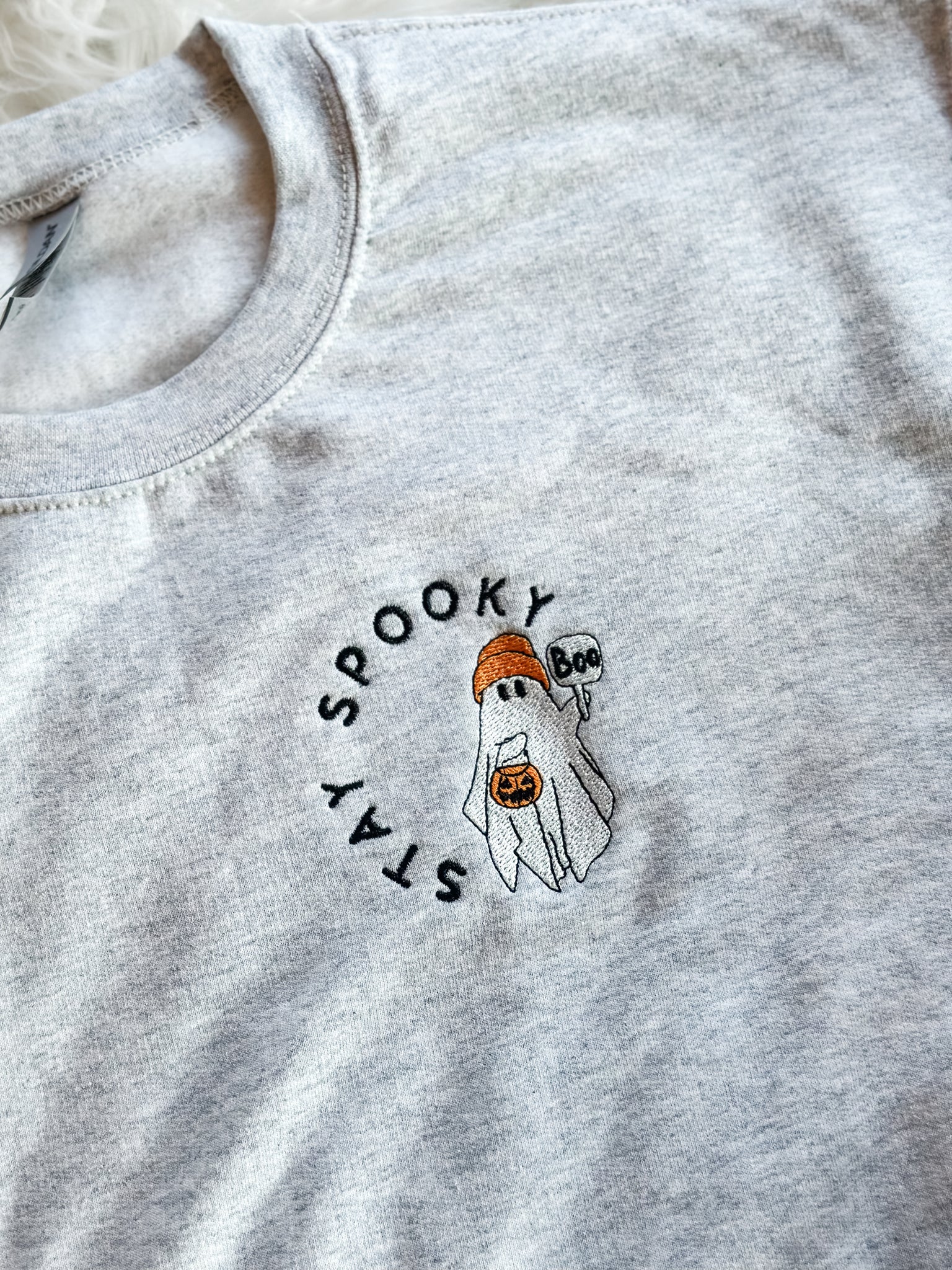 Stay Spooky Embroidered Crew