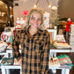 Elle Flannel Top