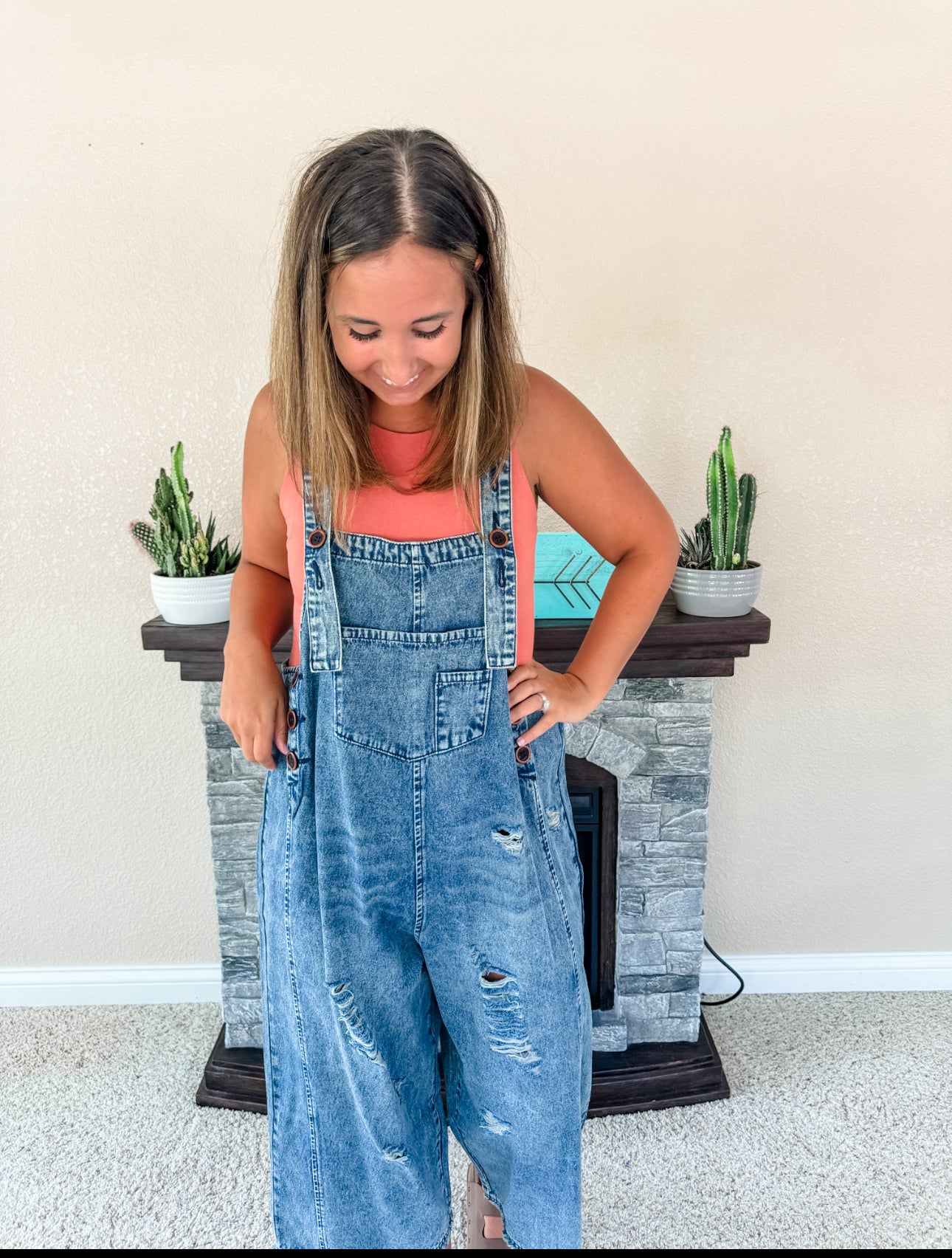 Vintage Denim Overalls