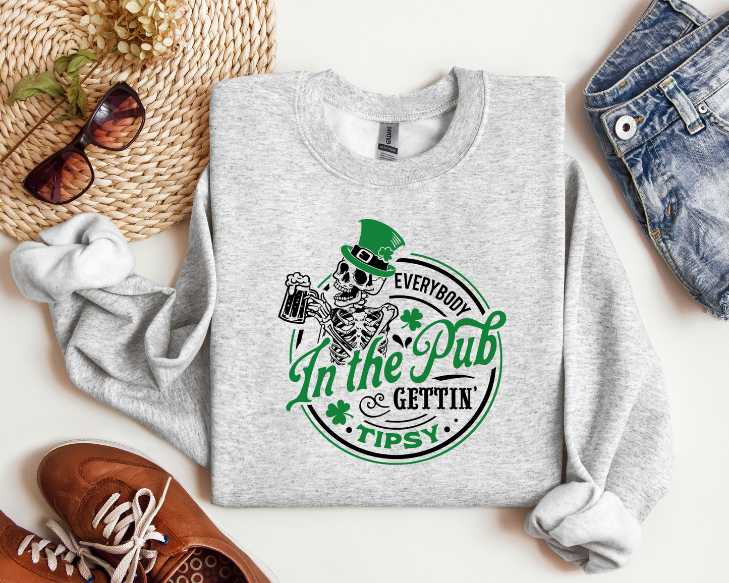 In the Pub St. Patty’s Graphic Tee/Crew