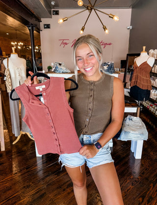 Bella Button Tank