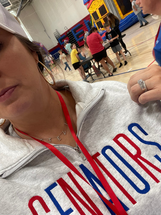 Senators Embroidered 1/4 zip