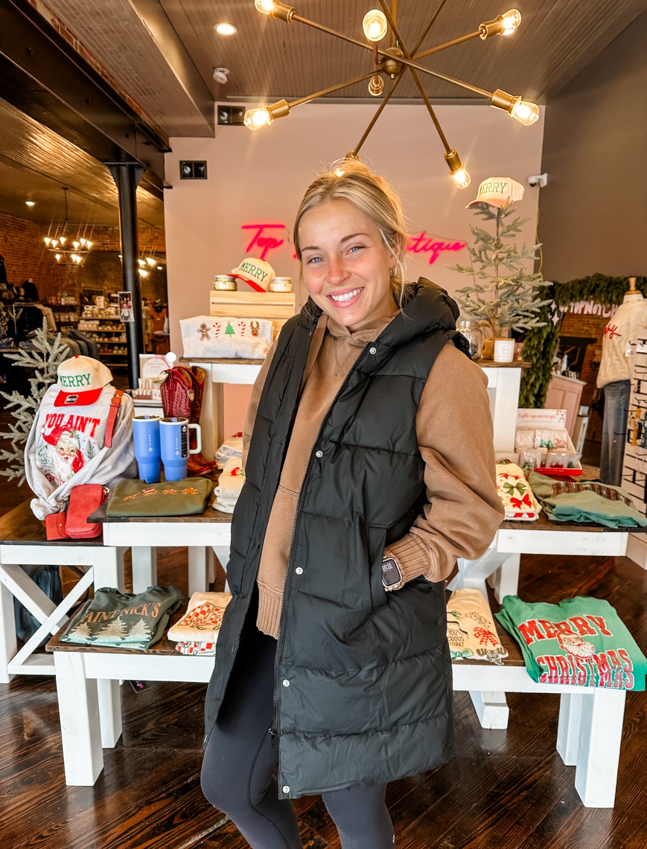 Long Layer Puffer Vest