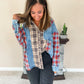 Mixed Plaid Button Down