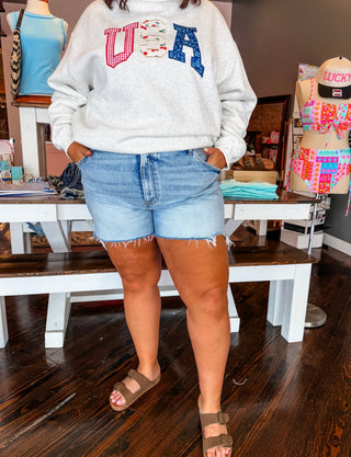 Presley Soft Fade Denim Shorts