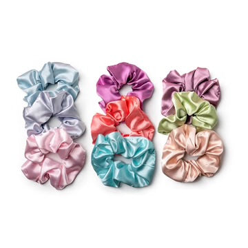 Main Squeeze Satin Scrunchies