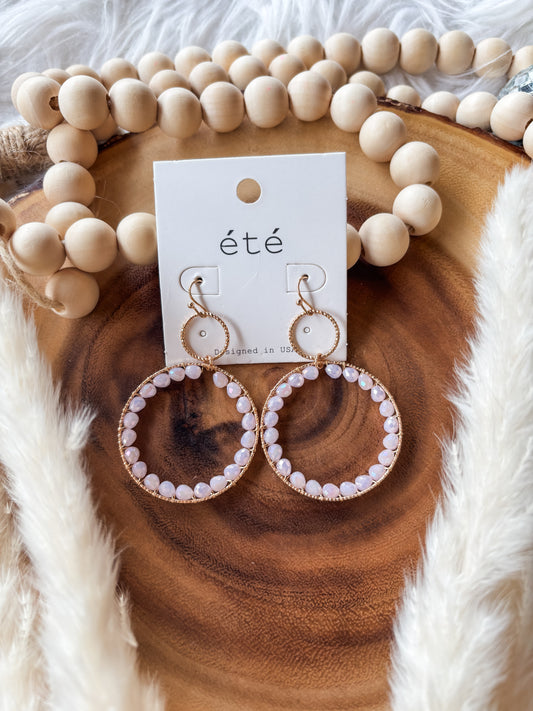 Lucy Crystal Hoops