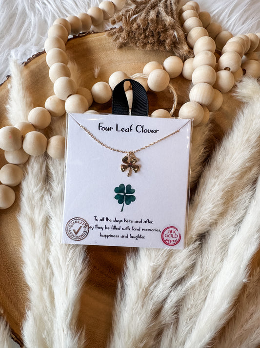 Four Leaf Clover Necklace