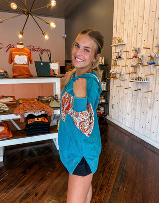 Turquoise Trails Hoodie