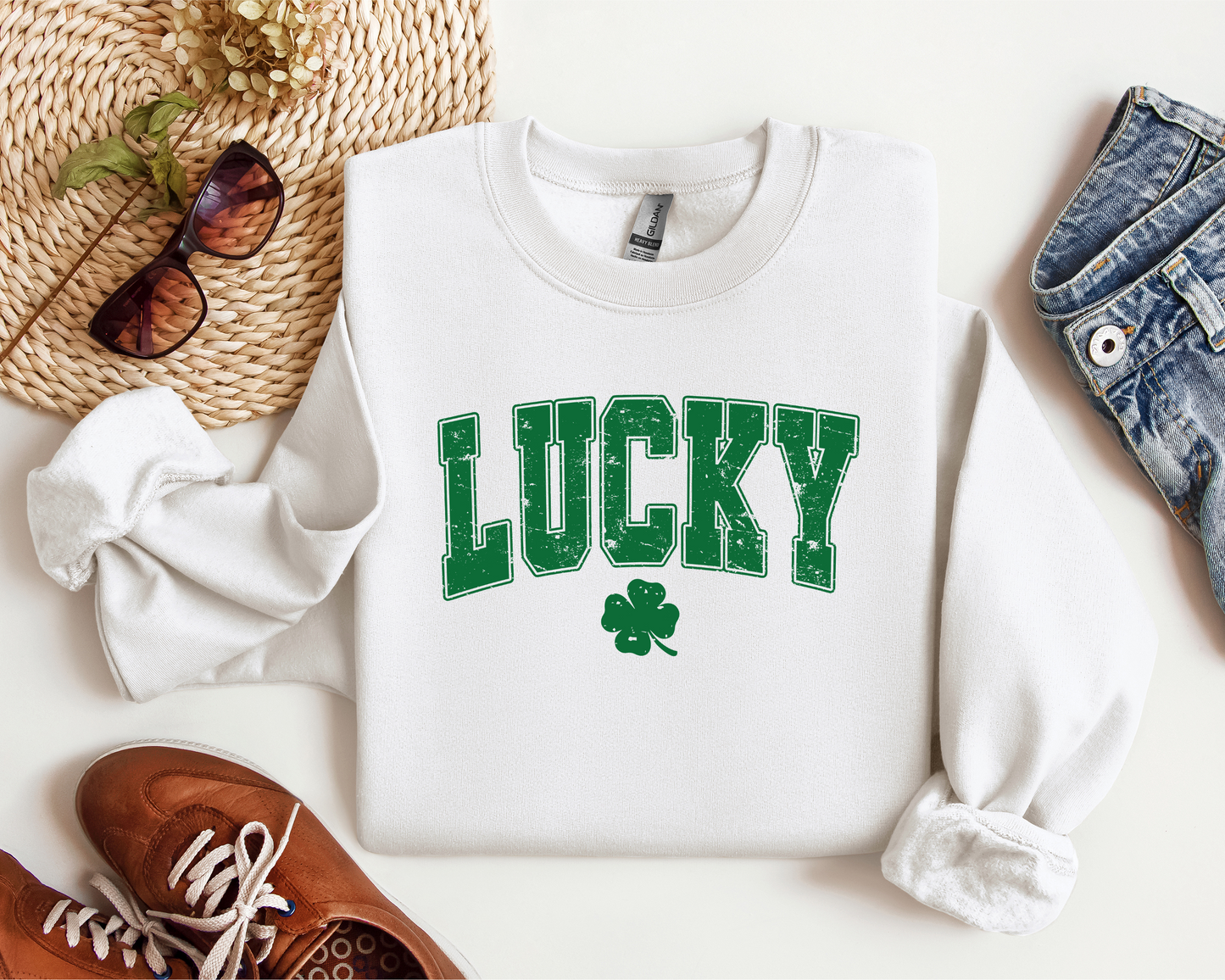 Lucky St. Patrick’s Day Crew/Tee