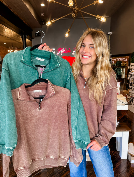 Lived In Quarter Zip