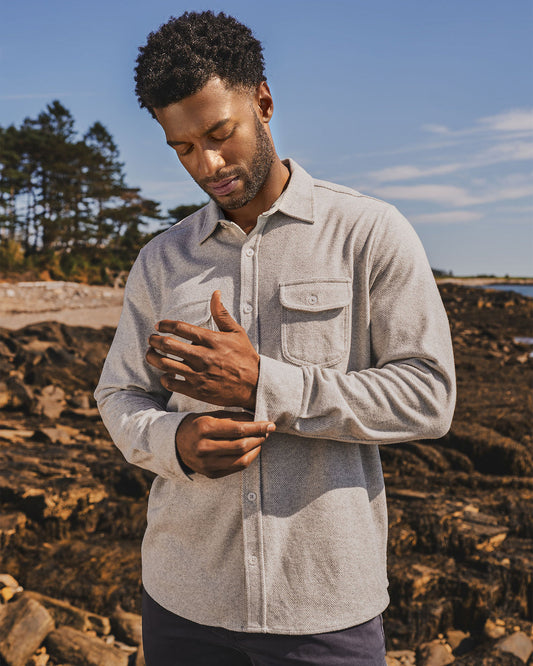 Flag & Anthem Fleece Button Down