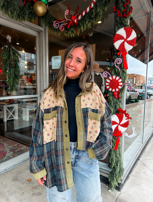 Forest Bloom Flannel