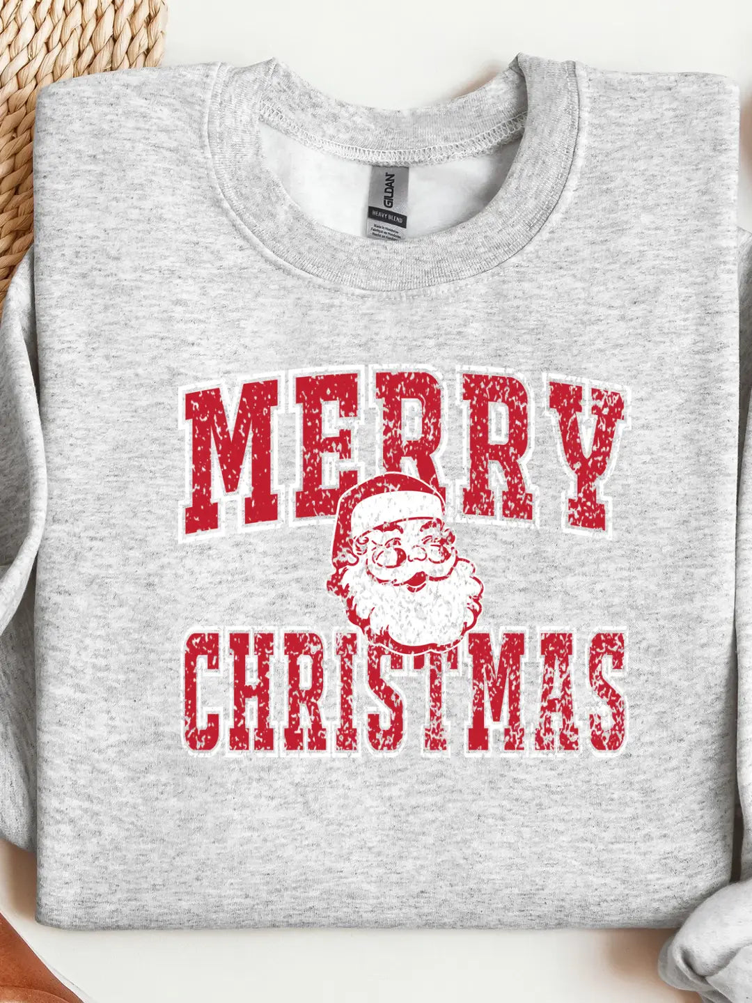 Merry Christmas Santa Graphic Tee/Crew