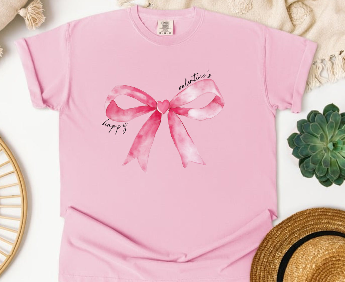 Valentines Bow Graphic Tee/Sweatshirt