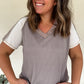 Too Late Colorblock Top