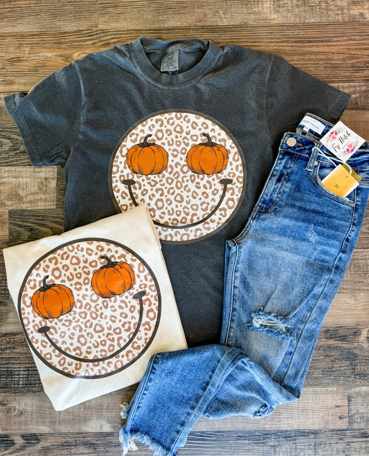 Pumpkin Smiley Tee