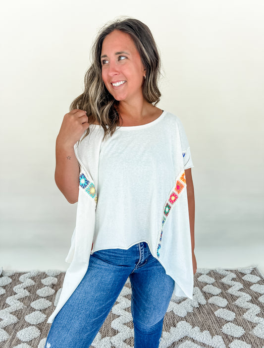 Crochet Detail Top