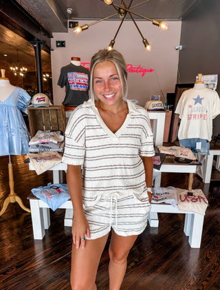 Weekend Coffee Stripe Set