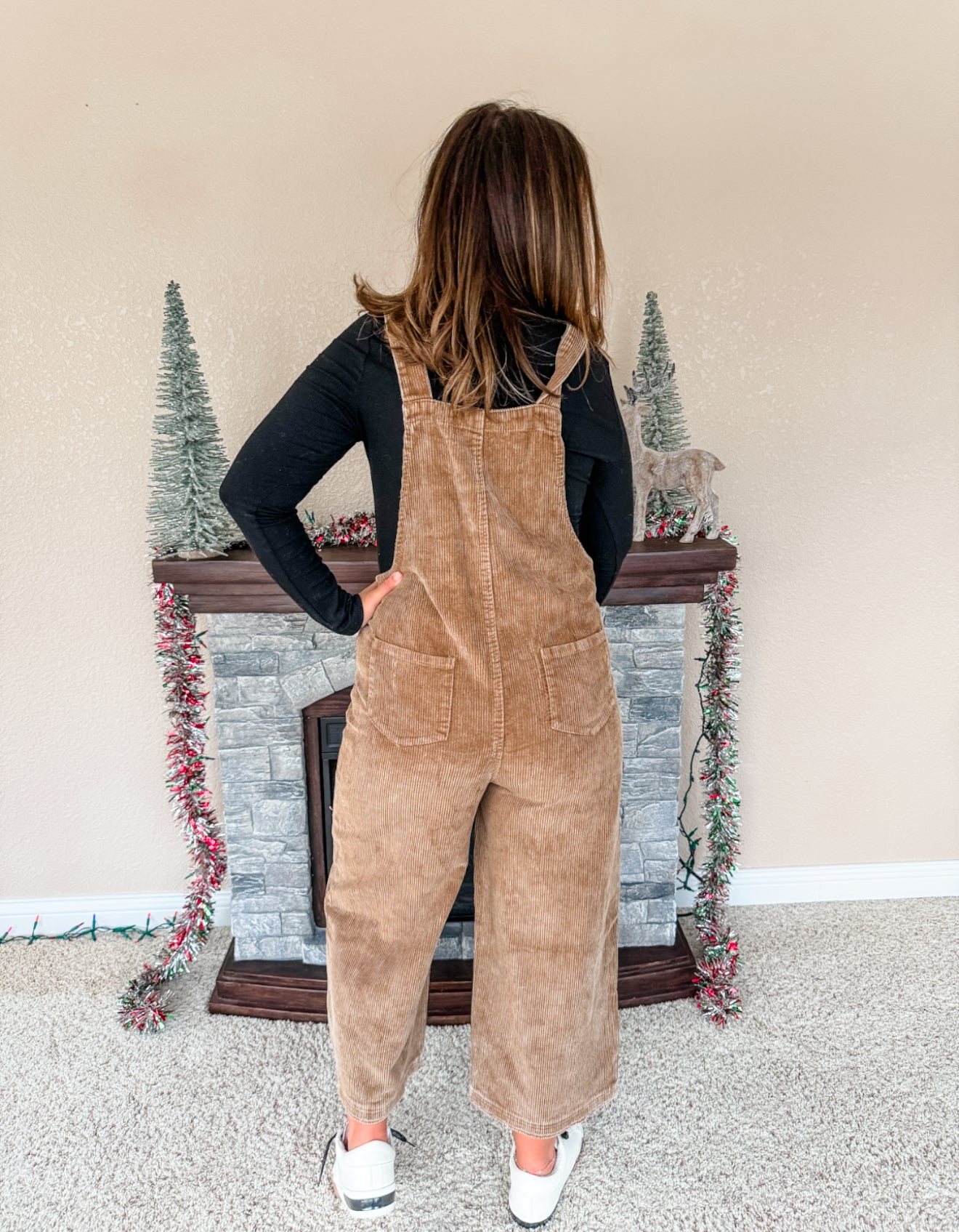 Oaklee Corduroy Overalls