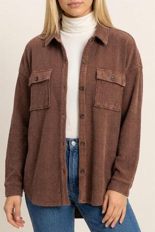 Weekend Waffle Button Down