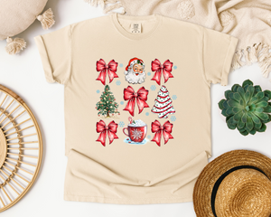 Christmas Coquette Graphic Tee/Crew