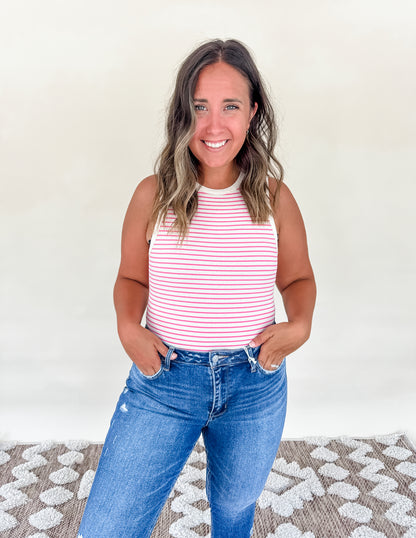 Rebecca Striped Bodysuit