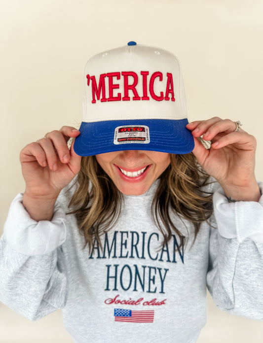 Merica Embroidered Hat