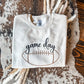 Game Day Embroidered Crew
