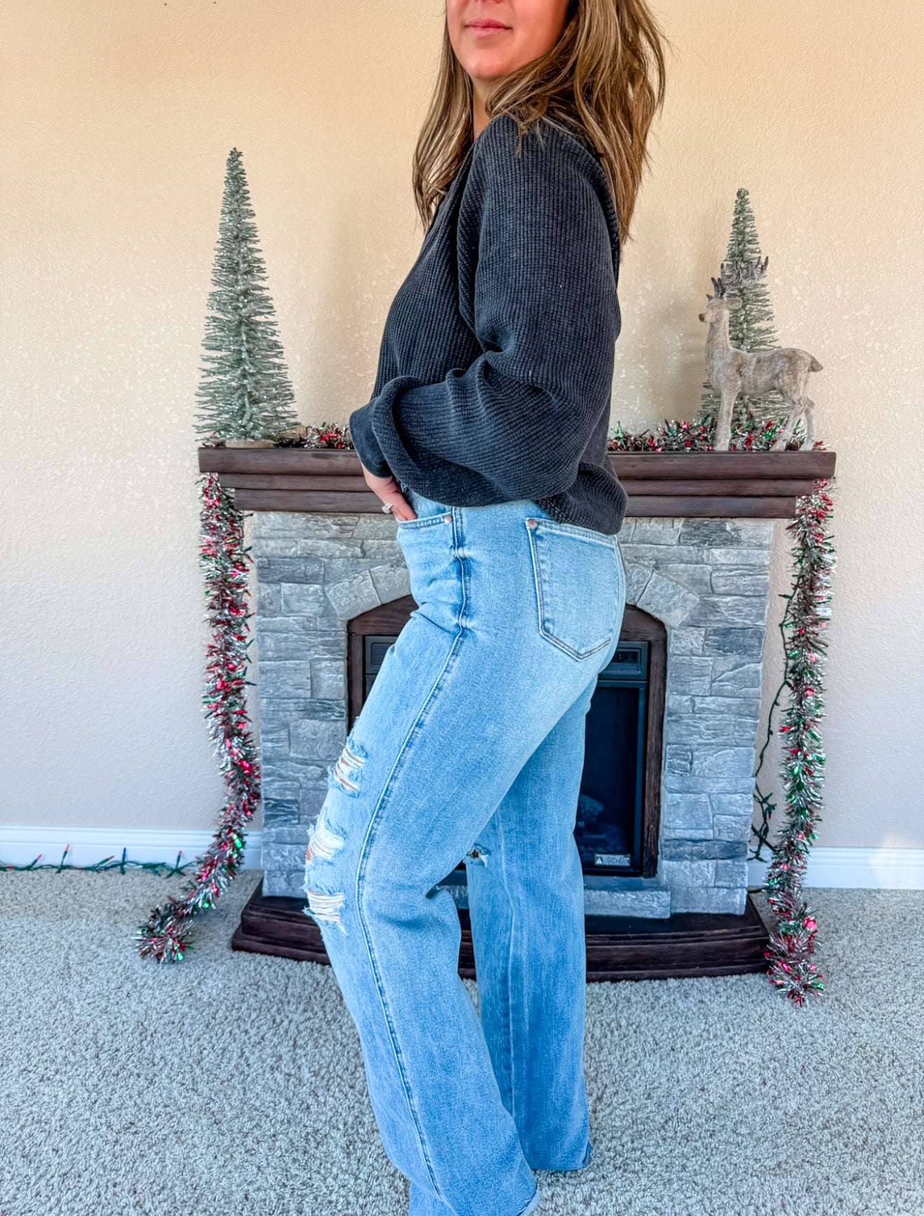 Sophia JB 90’s Straight Jeans