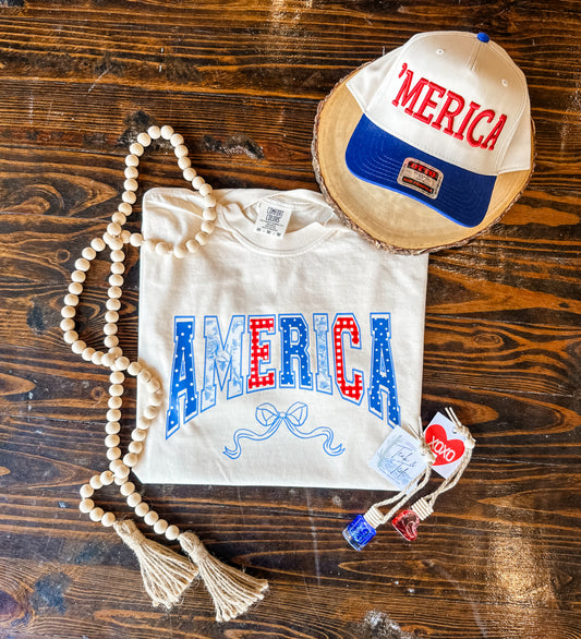 America Patchwork Tee