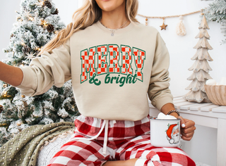 Merry & Bright Graphic Tee/Crew