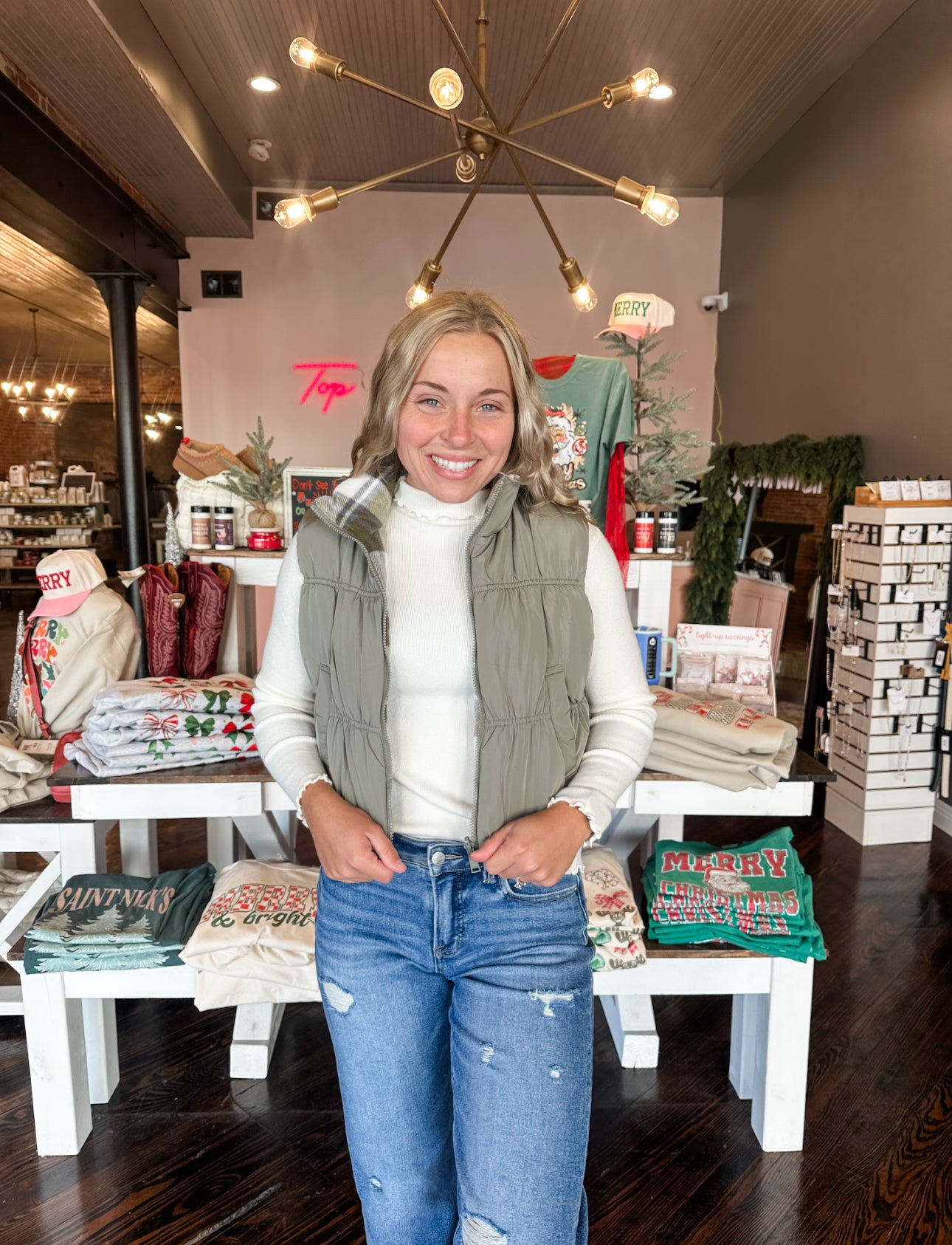 Double Take Reversible Plaid Vest