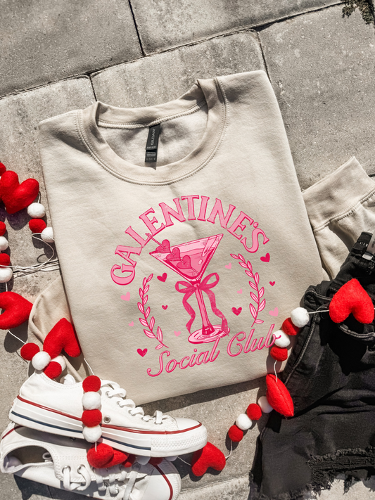 Galentines Social Club Graphic Tee/Sweatshirt