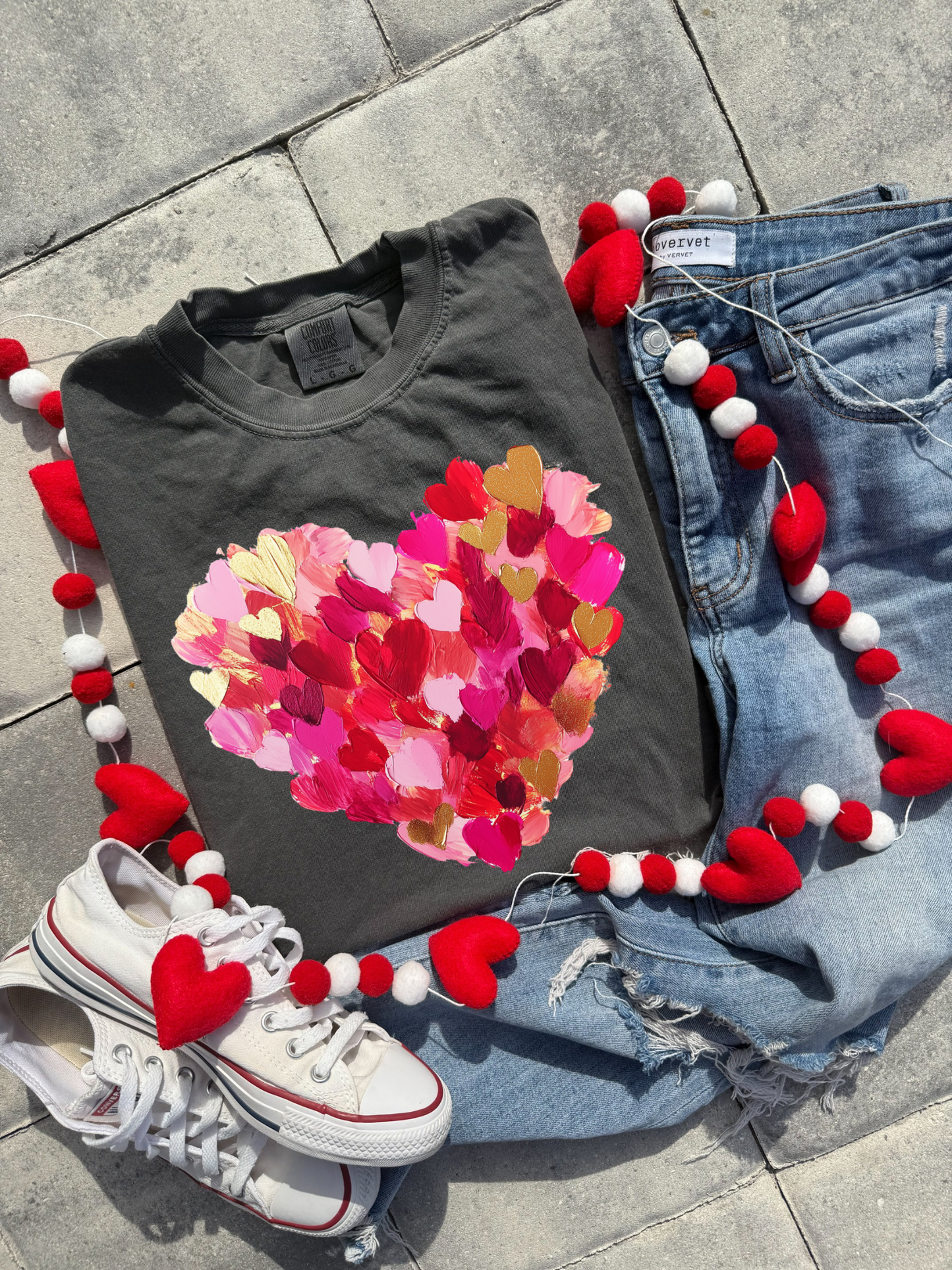 Watercolor Heart Graphic Tee/Sweatshirt