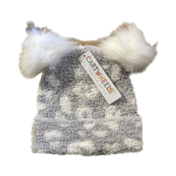 Charlie Paige Children's Fuzzy Cheetah Beanie