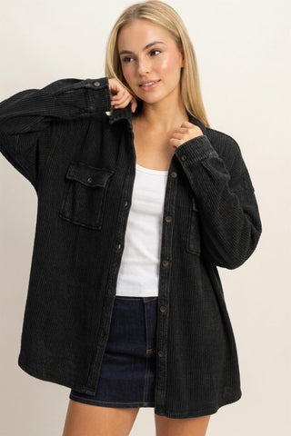 Weekend Waffle Button Down