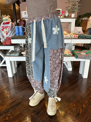 Leo Patchwork Pants