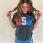 Sequin USA Embroidered Tee