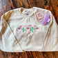Galentines Ghost Embroidered Sweatshirt