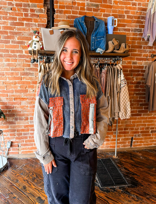 Washed Blue Trail Jacket