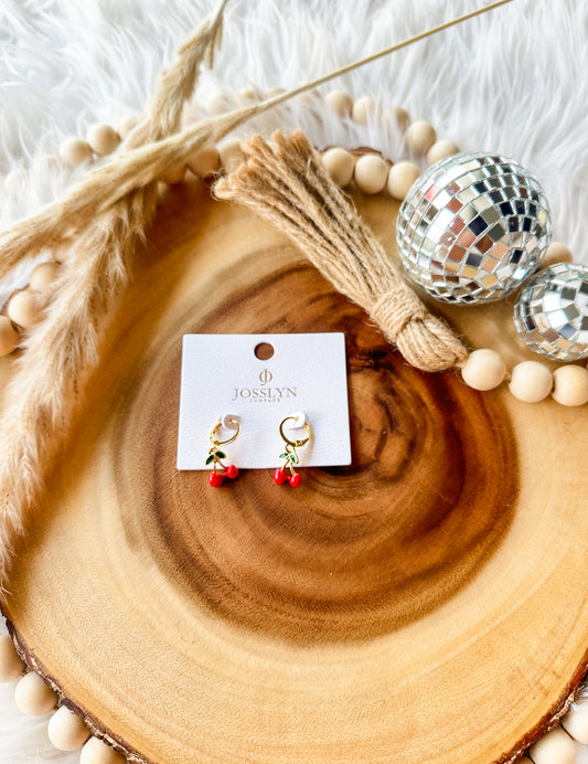 Sweet Cherry Earrings