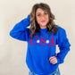 USA Flower Power Crewneck