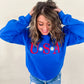 USA Flower Power Crewneck