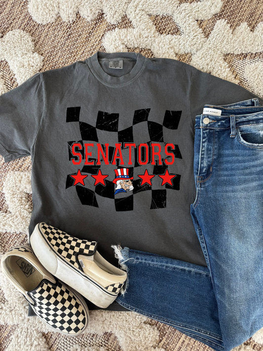 #2 Senators Comfort Color Tee