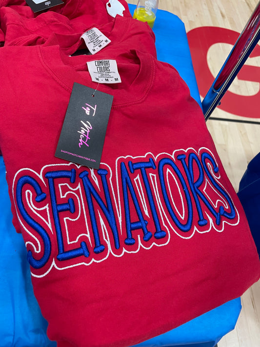 Senators Embroidered 3d Tee