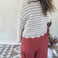 Textured Lines Sweater
