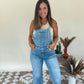 Dream Cropped Denim Overalls