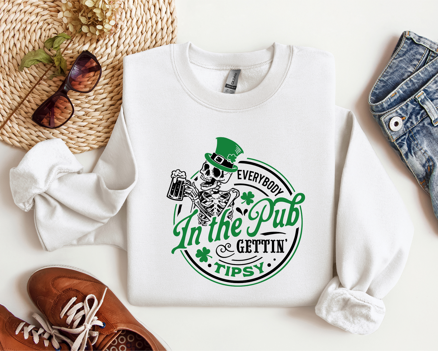 In the Pub St. Patty’s Graphic Tee/Crew