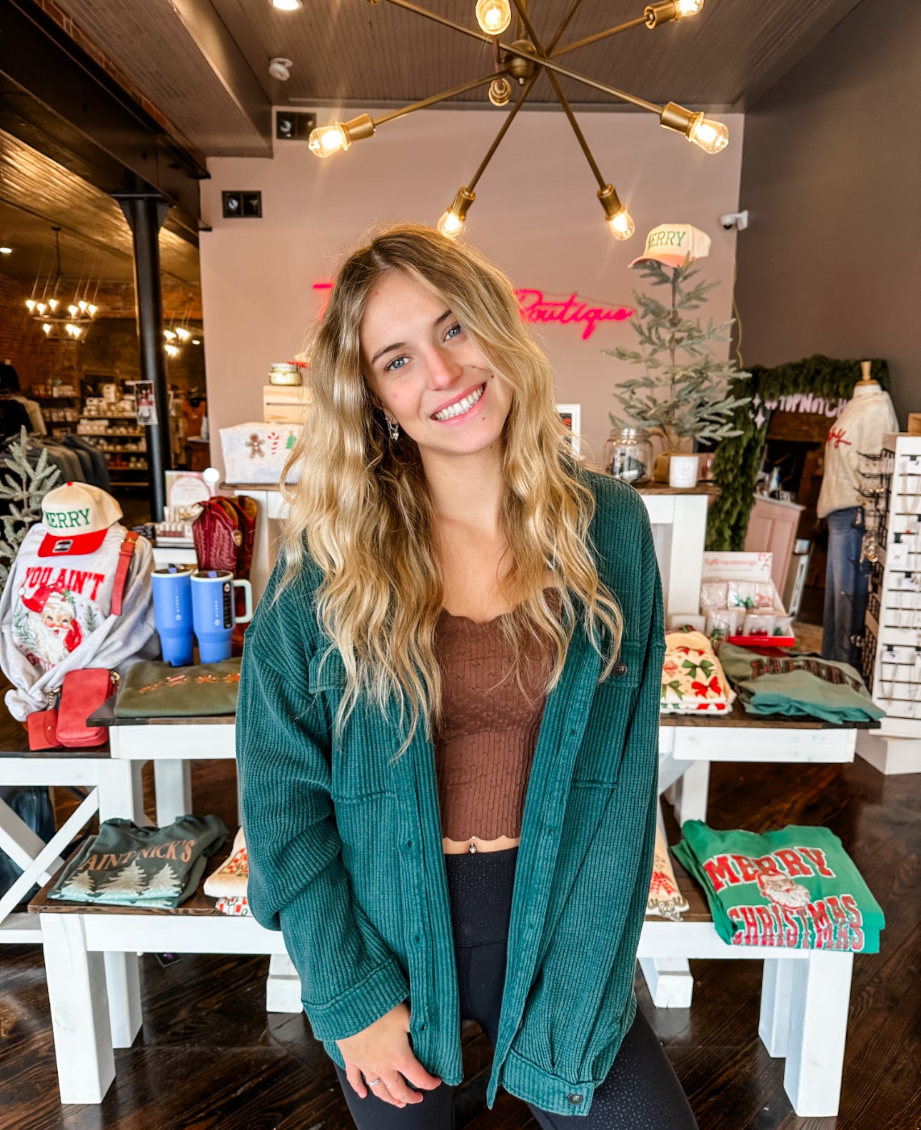 Weekend Waffle Button Down